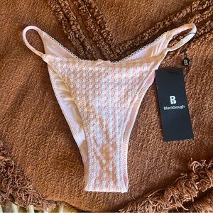 NWT Blackbough Picnic Basket Parker ruched cheeky bikini bottoms - M
